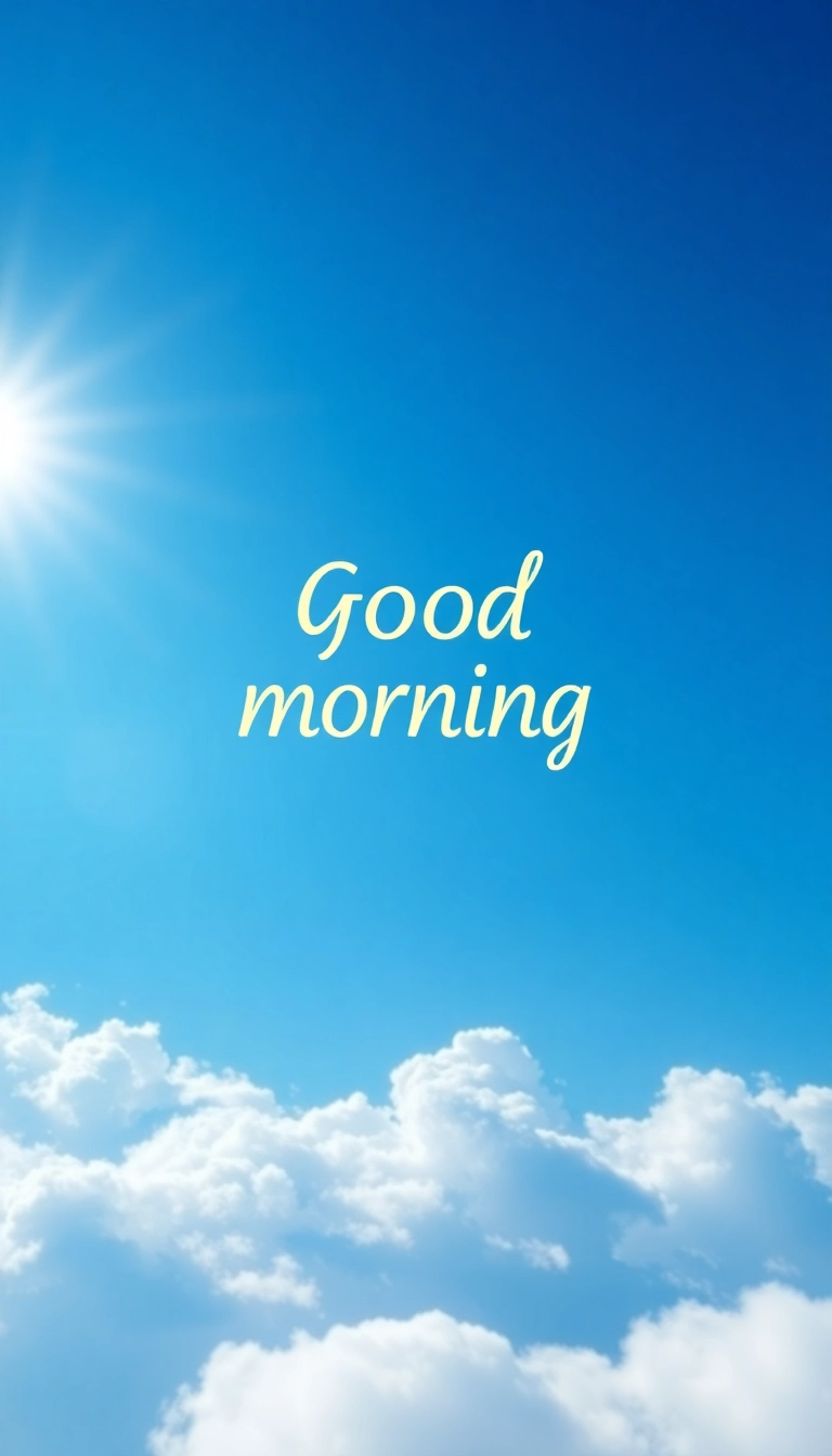 HD iPhone Good Morning Scenic Wallpaper